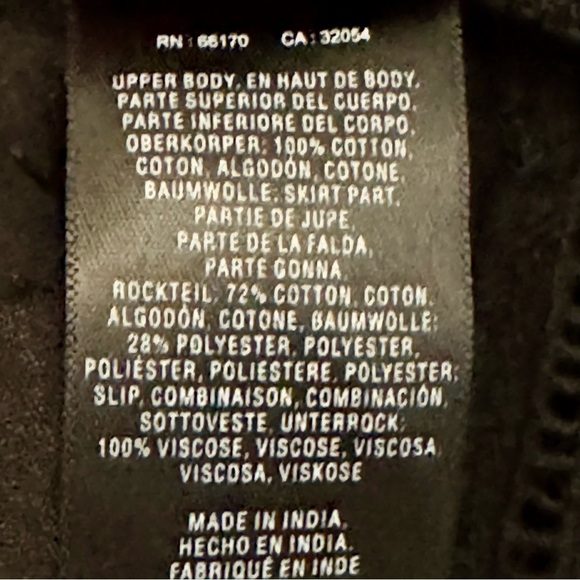 Vanessa Virginia Black Cutout Embroidered Cap Sleeve Dress Slip Dress Included - Picture 13 of 13